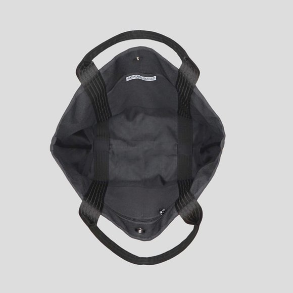 Spicer Bags, Signature Tote Bag in Moo! 19"W x 13"H x 6"D. Strap Drop: 10" - Picture 3 of 5